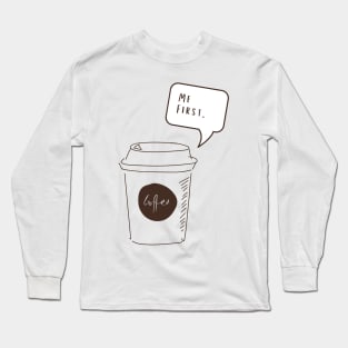 coffee T-Shirt Long Sleeve T-Shirt